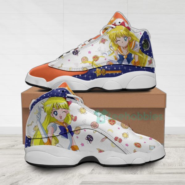 sailor venus custom sailor moon anime air jordan 13 shoes 1 ee3mb 600x600px Sailor Venus Custom Sailor Moon Anime Air Jordan 13 Shoes