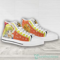 Sailor Venus High Top Shoes Custom Sailor Moon Canvas Shoes