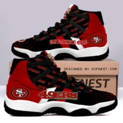 San Francisco 49ers For Fans Air Jordan 11 Shoes - Men's Air Jordan 11 - Red