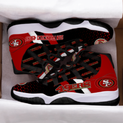 San Francisco 49ers For Fans Air Jordan 11 Shoes - Women's Air Jordan 11 - Red