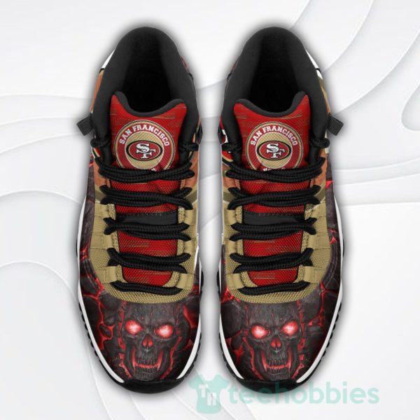 san francisco 49ers logo lava skull air jordan 11 shoes 3 dDXsl 600x600px San Francisco 49ers Logo Lava Skull Air Jordan 11 Shoes