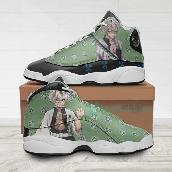 sanemi shinazugawa custom kny anime air jordan 13 shoes 1 5DCpp 600x600px Sanemi Shinazugawa Custom KNY Anime Air Jordan 13 Shoes