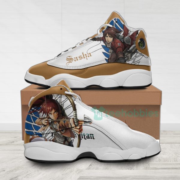 sasha blouse custom attack on titan anime air jordan 13 shoes 1 kfB4n 600x600px Sasha Blouse Custom Attack On Titan Anime Air Jordan 13 Shoes