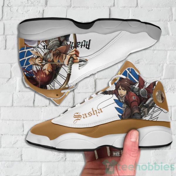 sasha blouse custom attack on titan anime air jordan 13 shoes 3 gWIll 600x600px Sasha Blouse Custom Attack On Titan Anime Air Jordan 13 Shoes