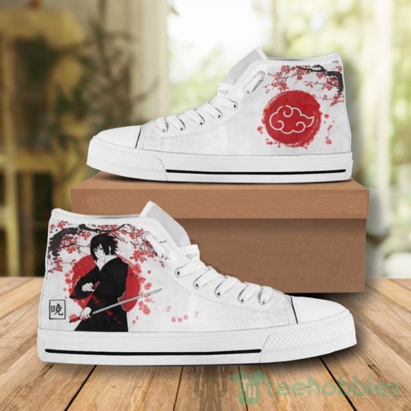 sasuke akatsuki custom naruto high top canvas shoes 1 sgPTf 600x600px Sasuke Akatsuki Custom Naruto High Top Canvas Shoes