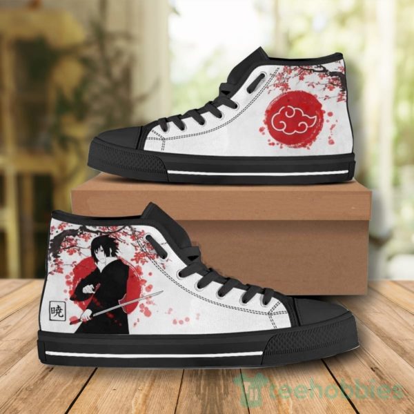 sasuke akatsuki custom naruto high top canvas shoes 2 iDq6H 600x600px Sasuke Akatsuki Custom Naruto High Top Canvas Shoes