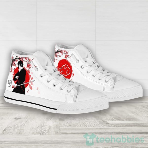 sasuke akatsuki custom naruto high top canvas shoes 4 zjhhv 600x600px Sasuke Akatsuki Custom Naruto High Top Canvas Shoes
