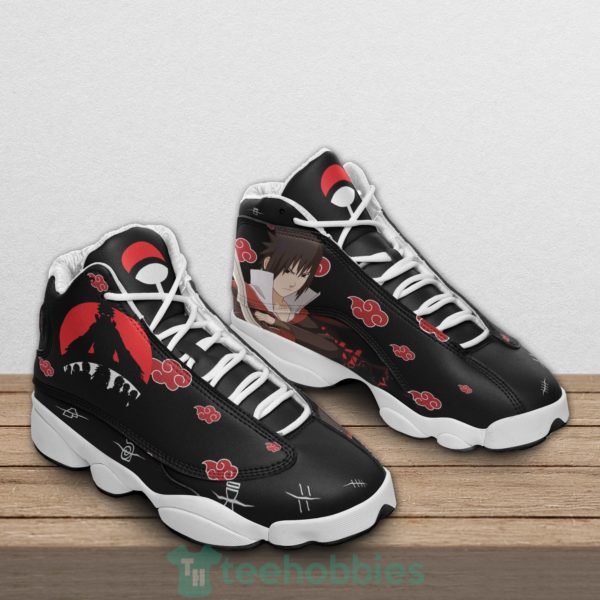 sasuke akatsuki custom nrt anime air jordan 13 shoes 2 vPVA4 600x600px Sasuke Akatsuki Custom Nrt Anime Air Jordan 13 Shoes