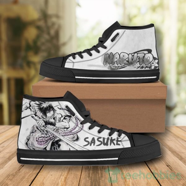 sasuke uchiha naruto all star high top canvas shoes 2 AOJoM 600x600px Sasuke Uchiha Naruto All Star High Top Canvas Shoes
