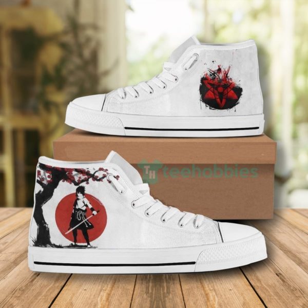 sasuke uchiha naruto high top canvas shoes 1 beRzC 600x600px Sasuke Uchiha Naruto High Top Canvas Shoes