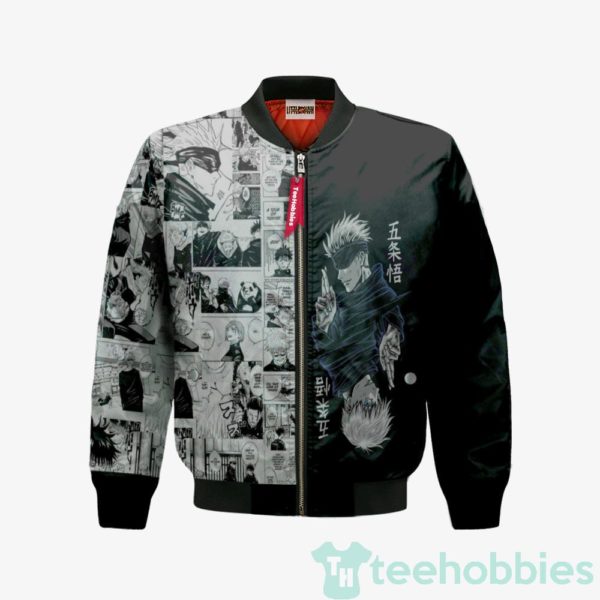 satoru gojo jujutsu kaisen cosplay bomber jacket 1 35Cfm 600x600px Satoru Gojo Jujutsu Kaisen Cosplay Bomber Jacket