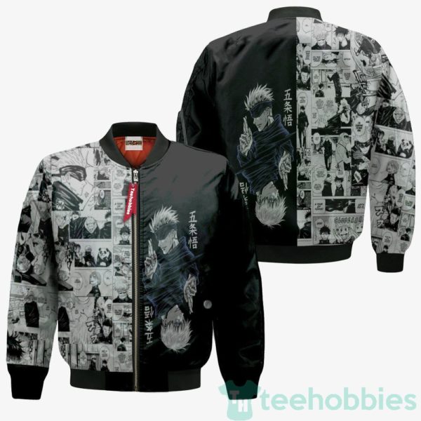 satoru gojo jujutsu kaisen cosplay bomber jacket 3 l96QA 600x600px Satoru Gojo Jujutsu Kaisen Cosplay Bomber Jacket