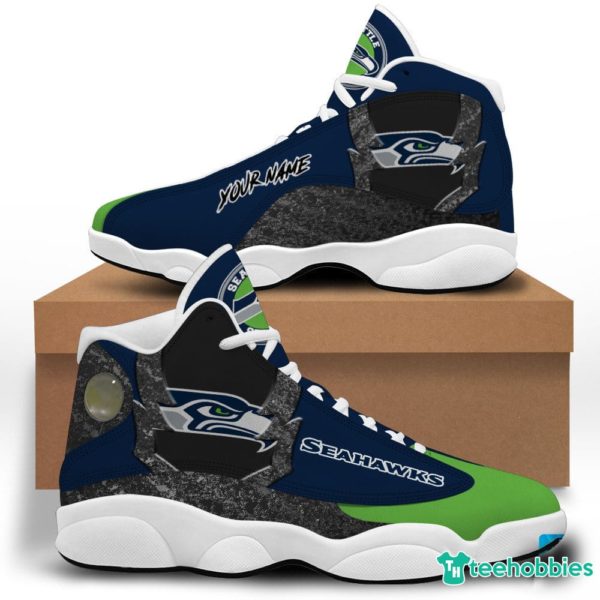 seattle seahawks air jordan 13 sneakers shoes custom name personalized gifts 2 yFFU4 600x600px Seattle Seahawks Air Jordan 13 Sneakers Shoes Custom Name Personalized Gifts