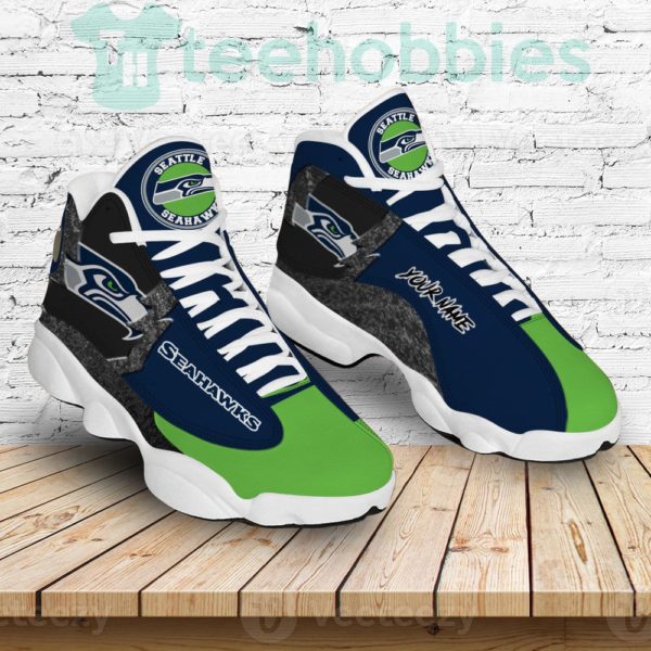 seattle seahawks air jordan 13 sneakers shoes custom name personalized gifts 3 qkhKd 600x600px Seattle Seahawks Air Jordan 13 Sneakers Shoes Custom Name Personalized Gifts