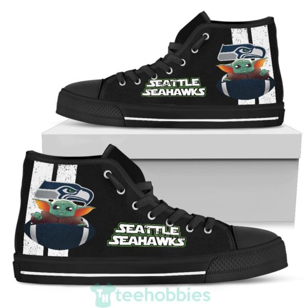 seattle seahawks baby yoda high top shoes fan gift 1 LJjIg 600x600px Seattle Seahawks Baby Yoda High Top Shoes Fan Gift