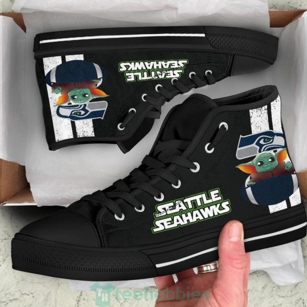 seattle seahawks baby yoda high top shoes fan gift 2 vvqFm 600x600px Seattle Seahawks Baby Yoda High Top Shoes Fan Gift