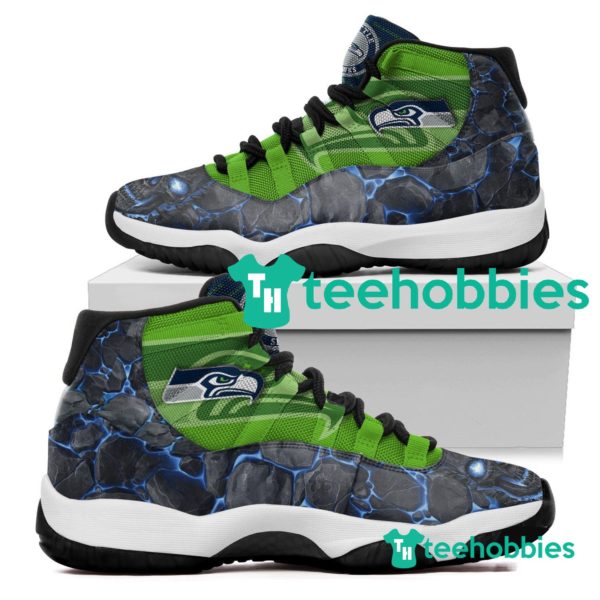 seattle seahawks logo lava skull air jordan 11 sneakers shoes 1 nPrkY 600x600px Seattle Seahawks Logo Lava Skull Air Jordan 11 Sneakers Shoes