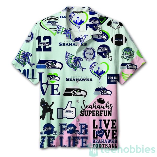 seattle seahawks splicing unisex hawaiian shirt 1 f7edu 600x600px Seattle Seahawks Splicing Unisex Hawaiian Shirt