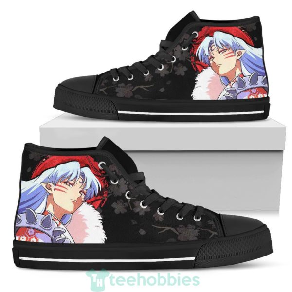 sesshomaru inuyasha anime high top shoes fan gift 1 5OO4T 600x600px Sesshomaru Inuyasha Anime High Top Shoes Fan Gift