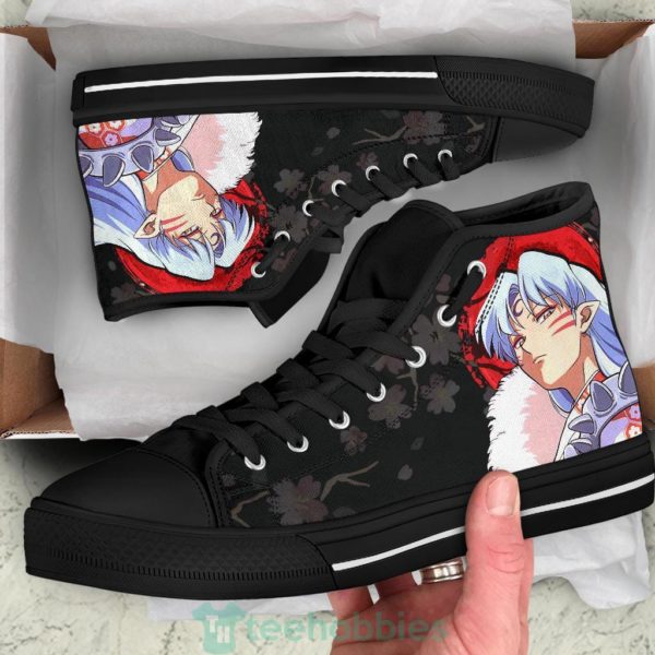 sesshomaru inuyasha anime high top shoes fan gift 2 lW7iH 600x600px Sesshomaru Inuyasha Anime High Top Shoes Fan Gift