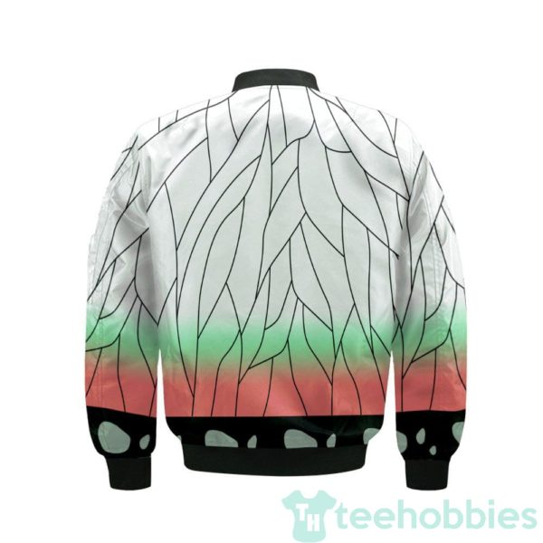 shinobu kocho pattern custom demon slayer cosplay bomber jacket 2 ebAbE 600x600px Shinobu Kocho Pattern Custom Demon Slayer Cosplay Bomber Jacket
