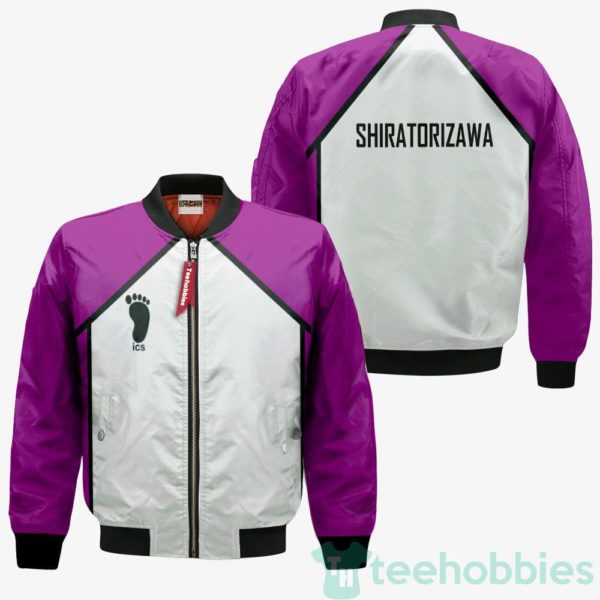 shiratorizawa academy custom haikyuu cosplay bomber jacket 3 9VJf6 600x600px Shiratorizawa Academy Custom Haikyuu Cosplay Bomber Jacket