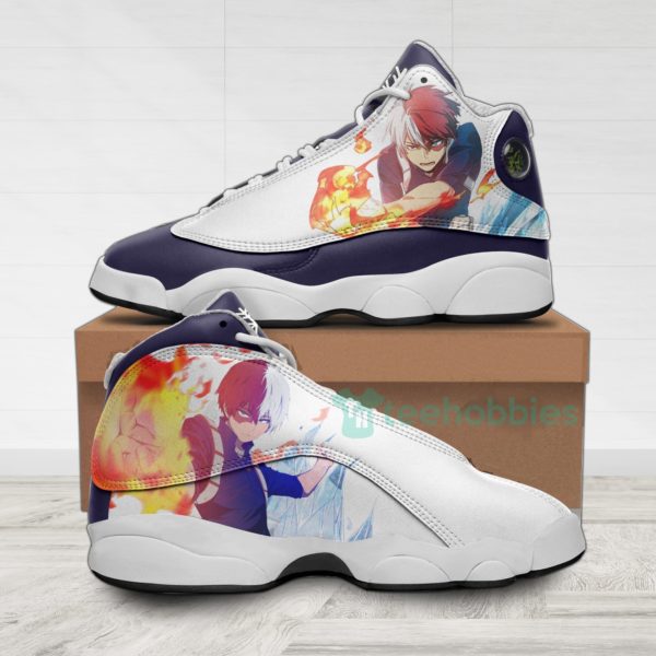 shoto todoroki custom my hero academia anime air jordan 13 shoes 1 Zm8cW 600x600px Shoto Todoroki Custom My Hero Academia Anime Air Jordan 13 Shoes