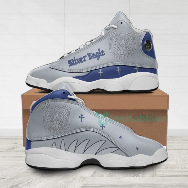 silver eagle custom black clover anime air jordan 13 shoes 1 Vujl7 600x600px Silver Eagle Custom Black Clover Anime Air Jordan 13 Shoes