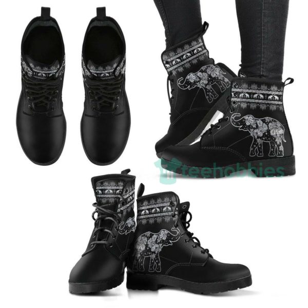 silver mandala elephant boots fashion leather boots shoes 1 DIirP 600x600px Silver Mandala Elephant Boots Fashion Leather Boots Shoes