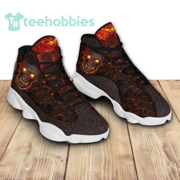 skull fighter design air jordan 13 sneaker shoes 1 pYA1b 600x600px Skull Fighter Design Air Jordan 13 Sneaker Shoes