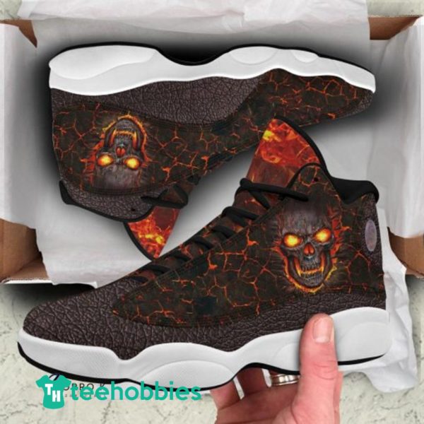 skull fighter design air jordan 13 sneaker shoes 2 EjiqY 600x600px Skull Fighter Design Air Jordan 13 Sneaker Shoes