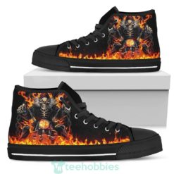skull raider flame high top shoes biker gift 3 4eOK2 247x247px Skull Raider Flame High Top Shoes Biker Gift