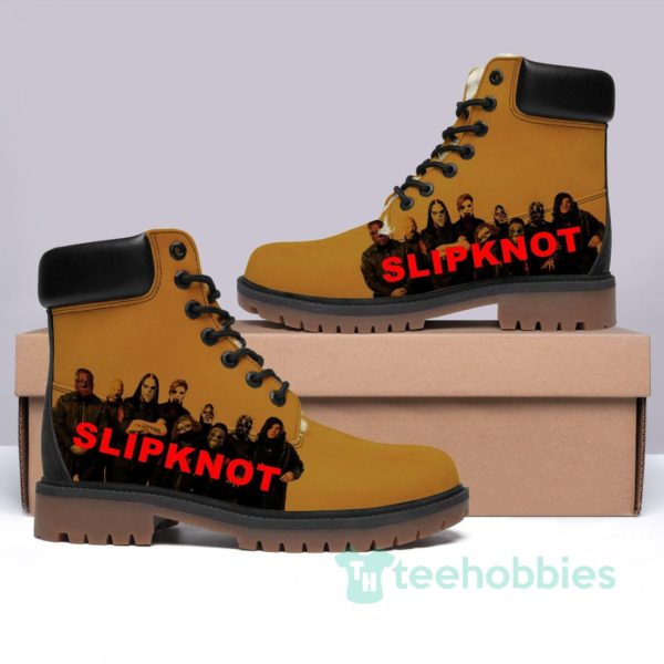 slipknot rock band leather boots men women shoes 1 kuTTU 600x600px Slipknot Rock Band Leather Boots Men Women Shoes