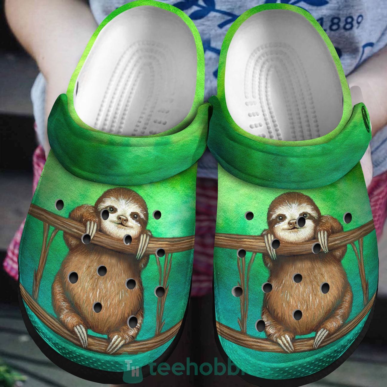 Sloth crocs best sale