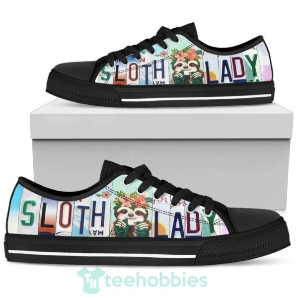 sloth lady low top shoes sloth lover 1 iTxy4 600x600px Sloth Lady Low Top Shoes Sloth Lover