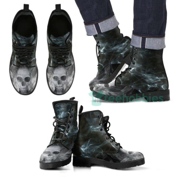 smoked skull fashion leather boots shoes 1 HyvED 600x600px Smoked Skull Fashion Leather Boots Shoes