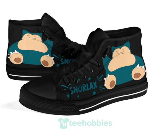 snorlax sneakers high top shoes gift idea 1 wXiFx 600x500px Snorlax Sneakers High Top Shoes Gift Idea