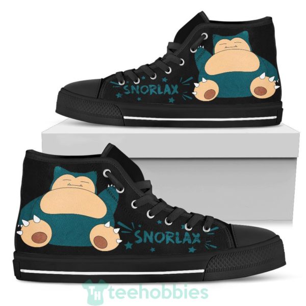 snorlax sneakers high top shoes gift idea 3 4DvWu 600x600px Snorlax Sneakers High Top Shoes Gift Idea