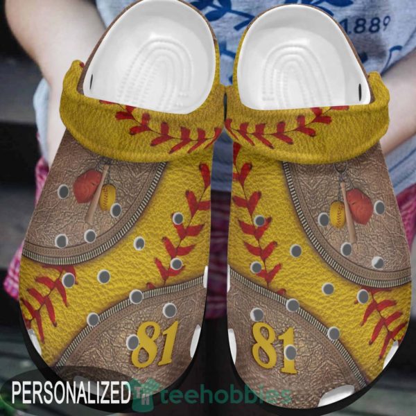 softball clog shoes softball life 1 x2mpt 600x600px Custom Number Softball Clog Shoes Softball Life