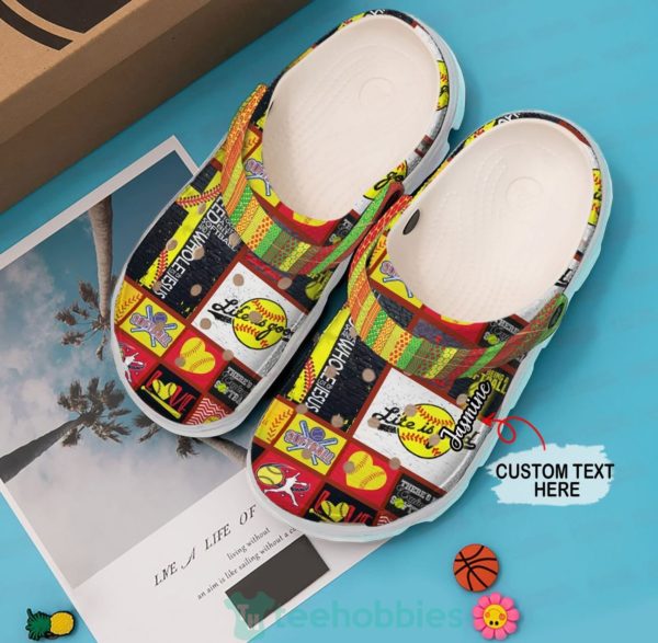 softball clog shoes softball love 1 KSpWE 600x587px Softball Clog Shoes Softball Love