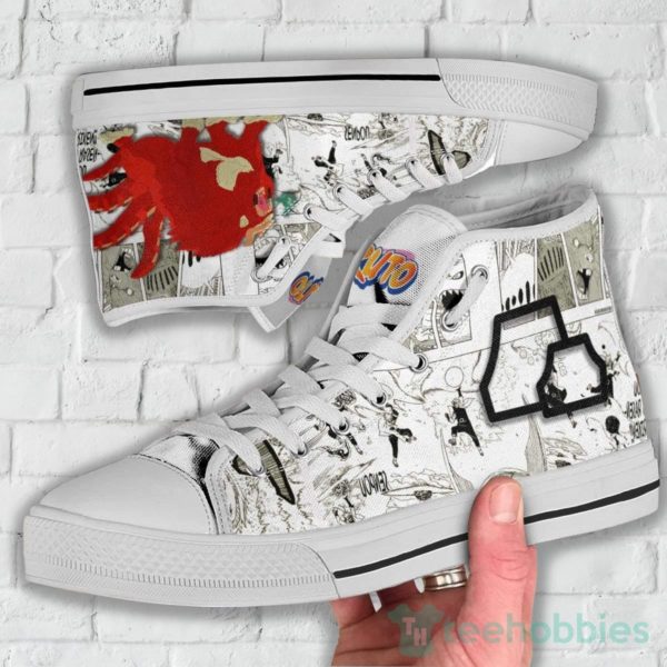 son goku tailed beast high top canvas shoes custom naruto 3 oBwXc 600x600px Son Goku Tailed Beast High Top Canvas Shoes Custom Naruto