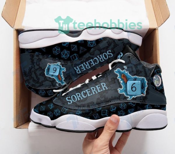 sorcerer class dungeons 26 dragons air jordan 13 sneaker shoes 2 gpUvw 600x529px Sorcerer Class Dungeons & Dragons Air Jordan 13 Sneaker Shoes