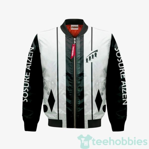 sosuke aizen fifth division custom bleach cosplay bomber jacket 1 ihIAj 600x600px Sosuke Aizen Fifth Division Custom Bleach Cosplay Bomber Jacket