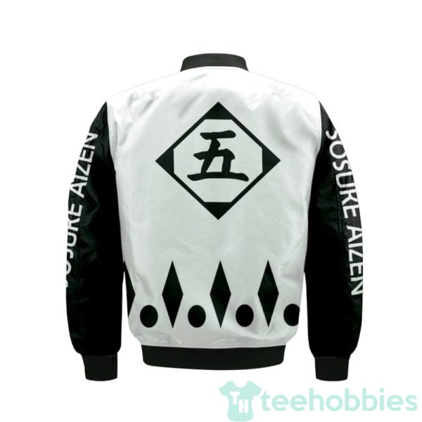 sosuke aizen fifth division custom bleach cosplay bomber jacket 2 KoSbT 600x600px Sosuke Aizen Fifth Division Custom Bleach Cosplay Bomber Jacket