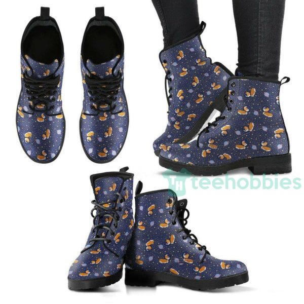 space corgi leather boots shoes 1 31wsV 600x600px Space Corgi Leather Boots Shoes