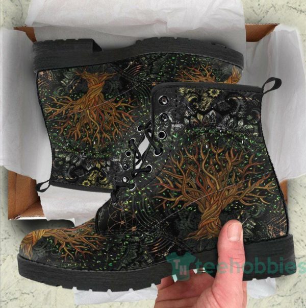 spirited tree of life leather boots shoes 1 hVwRJ 600x603px Spirited Tree Of Life Leather Boots Shoes