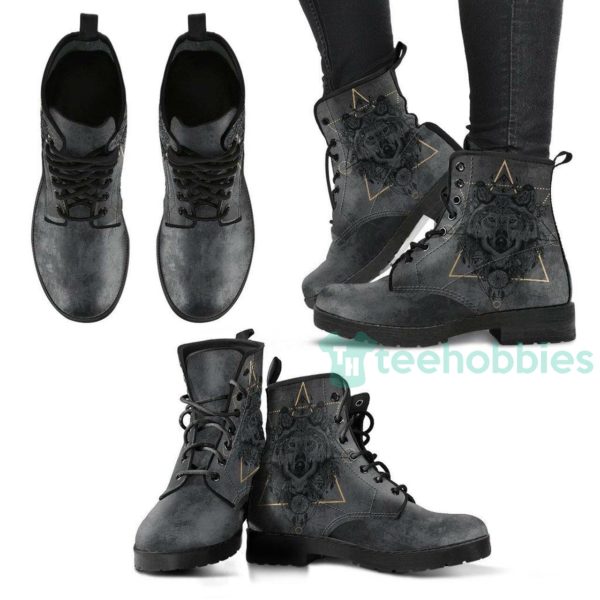 spiritual wolf handcrafted leather boots shoes 1 eULPn 600x600px Spiritual Wolf Handcrafted Leather Boots Shoes