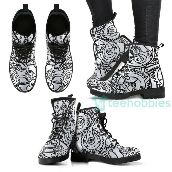 steampunk rave leather boots shoes 1 mAWi9 600x600px Steampunk Rave Leather Boots Shoes