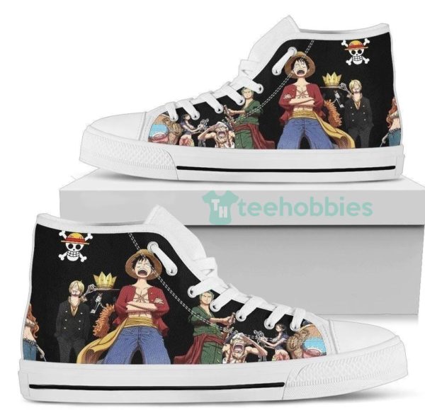 straw hat crews one piece anime high top shoes 2 WlE5m 600x579px Straw Hat Crews One Piece Anime High Top Shoes