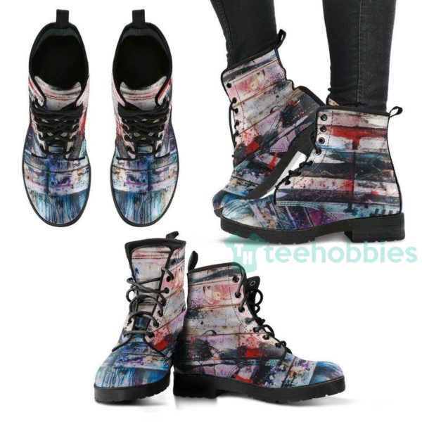 street art leather boots shoes 1 vkjM7 600x600px Street Art Leather Boots Shoes